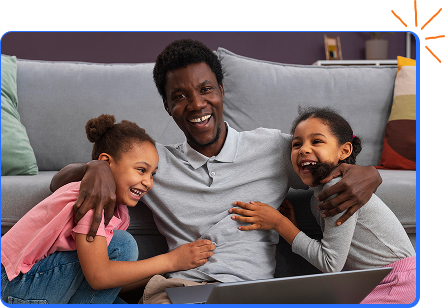 Family reviewing quotes